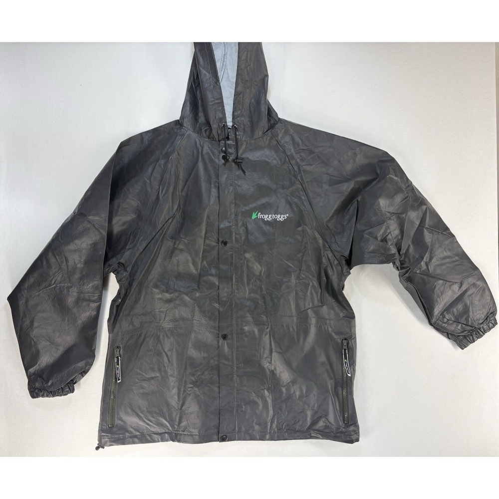 Frog Toggs Rain Jacket Men's M/L With Bag